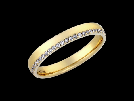 Alliance Eden - Or jaune 18 carats et diamants 0.26 carat 